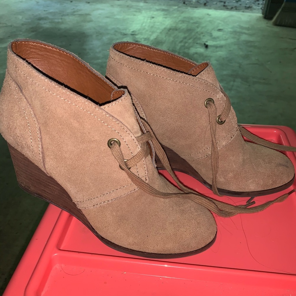 Lucky Brand heeled booties